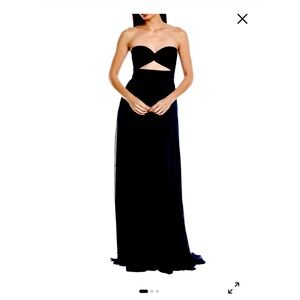 Michael Kors Strapless Cutout Gown